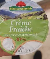 Mängden socker i Crème fraîche