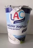 Mängden socker i Milder Joghurt  LAC lactosefrei