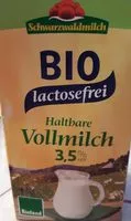 Mängden socker i Haltbare Vollmilch lactosefrei
