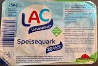 Mängden socker i Speisequark 20% Fett i.Tr. Lactosefrei