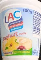 Mängden socker i Joghurt Lactosefrei, Vanille
