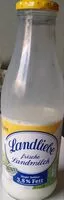 Mängden socker i frische Landmilch, länger haltbar, 3,8% Fett