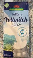 Mängden socker i Haltbare Vollmilch,3,5 % Fett