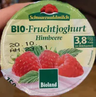 Mängden socker i Bio Fruchtjoghurt Himbeere
