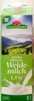 Mängden socker i Frische, fettarme Weidemilch 1,5% Fett