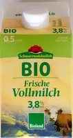 Mängden socker i BIO Frische Vollmilch