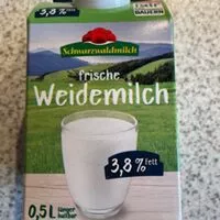 Mängden socker i Weidemilch