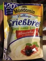 Mängden socker i Grießbrei