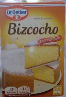 Mängden socker i Preparado para bizcocho