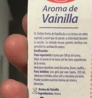 Mängden socker i Aroma de vainilla