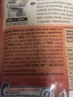 Mängden socker i Mug Cake De Xocolata Dr. oetker