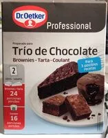 Mängden socker i Preparado para trío de chocolates