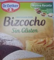 Mängden socker i Bizcocho sin gluten