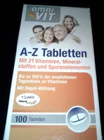 Mängden socker i A-Z Tabletten