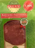 Mängden socker i Kayseri Pastirma