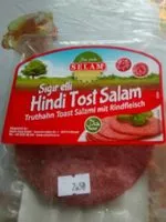 Mängden socker i Toast salami