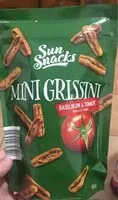 Mängden socker i Mini grissini