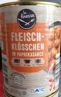 Mängden socker i Fleischklößchen in Paprikasauce