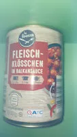 Mängden socker i Fleischklößchen in Balkansauce