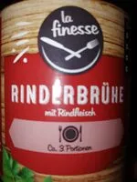 Mängden socker i Rinderbrühe mit Rindfleish