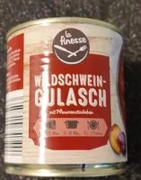 Mängden socker i Wildschweingulasch