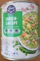 Mängden socker i Dose Erbsen-Eintopf