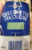 Mängden socker i Orecchiette Tricolore