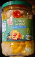 Mängden socker i 5-Frucht-Cocktail