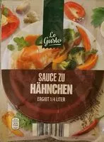 Mängden socker i Sauce zu Hähnchen