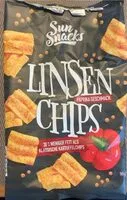 Mängden socker i Linsen-Chips - Paprika-Style