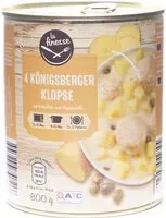 Mängden socker i 4 Königsberger Klopse
