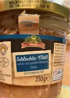 Mängden socker i Schlachte-Mett