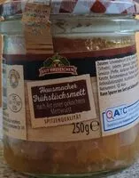 Mängden socker i Hausgemachte Frühstücksmett