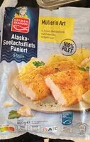 Mängden socker i Golden Seafood Alaska Seelachsfilets Müllerin Art