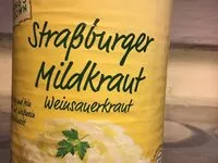 Mängden socker i Sauerkraut Straßburger