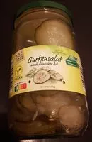 Mängden socker i Gurkensalat nach dänischer Art