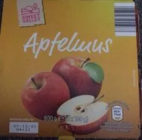 Mängden socker i Apfelmus einzeln