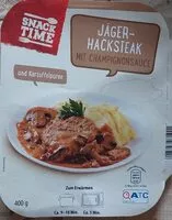 Mängden socker i Jäger Hacksteak
