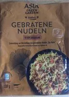 Mängden socker i Gebratene Nudeln Typ Huhn