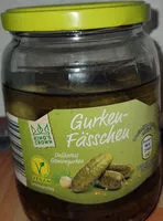 Mängden socker i Gewürzgurken  Mit Dill 1.49 720-ml-Glas kg = 4.14 ATG Abtropfgewicht (ATG) = 360 g