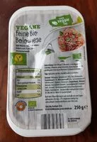 Mängden socker i Feine Bio Bolognese