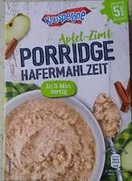 Mängden socker i Apfel Zimt Porridge