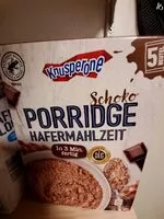 Mängden socker i Porridge Hafermahlzeit - Schoko