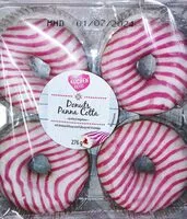 Mängden socker i Donuts - Panna Cotta