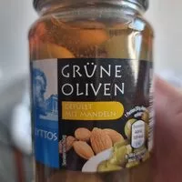 Mängden socker i Grüne Oliven gefüllt mit Mandeln