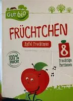 Mängden socker i Früchtchen Apfel Fruchtmus