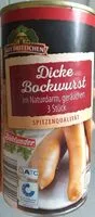 Mängden socker i Bockwurst