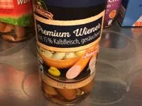 Mängden socker i Würstchen Wiener mit Kalbfleisch