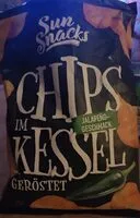 Mängden socker i Chips im Kessel geröstet