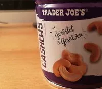 Mängden socker i Cashews, geröstet & gesalzen